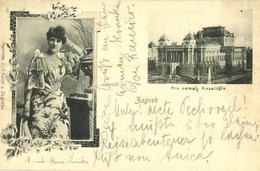 T2 1898 (Vorläufer!) Zagreb, Zágráb; Hrv. Zemalj Kazaliste / Croatian National Theatre, Marija Ruzicka Strozzi (Croatian - Non Classés