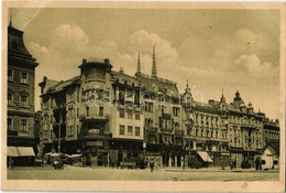 ** T2 Zagreb, Zágráb; Jelacicev Trg. / Square, Anker, Shops Of Julio Rudovic, Klein, Berlitz School, Orendi, Pollak And  - Non Classés