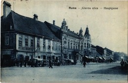 T2/T3 1920 Árpatarló, Ruma; Fő Utca, üzletek, Piac / Hauptgasse / Glavna Ulica / Main Street, Shop, Market  (EK) - Non Classificati