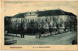 ** T1 Fehértemplom, Ung. Weisskirchen, Bela Crkva; Cs. és Kir. Tiszti Kaszinó / K.u.k. Offiziers Kasino / Austro-Hungari - Non Classés