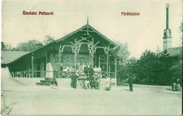 T1/T2 1906 Palics, Palic (Szabadka, Subotica); Fürdő épület / Spa House + 'K.u.K. Reserve Spital In Zombor IV. Abt.' - Unclassified