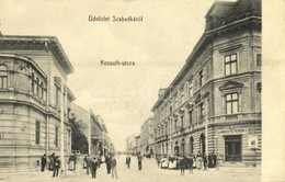 ** T2/T3 Szabadka, Subotica; Kossuth Utca, Landovits Ferenc üzlete / Street, Shop (EB) - Non Classés