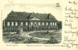 T2 1899 (Vorläufer!) Versec, Werschetz, Vrsac; Püspöki Lak / Bishop's Residence - Non Classés