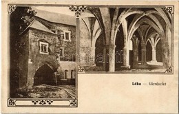 ** T2/T3 Léka, Lockenhaus; Várrészlet, Belső / Schloss / Castle Interior. Art Nouveau (EK) - Ohne Zuordnung