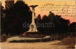 T2 1911 Csáktornya, Cakovec; Zrínyi Emlékoszlop. Bonis Sarolto Kiadása / Monument - Non Classés