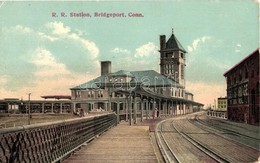* T2/T3 Bridgeport (Connecticut), R. R. (railway) Station (EK) - Non Classés