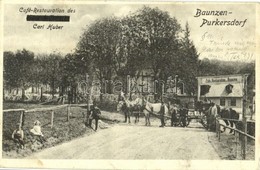 T2/T3 1923 Baunzen-Purkersdorf, Cafe Restauration (Johann Ehn) Carl Huber / Cafe And Restaurant (fl) - Ohne Zuordnung