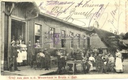 T2/T3 Brunn Am Gebirge, Gruss Aus Dem N.-ö. Winzerhaus / Restaurant (EK) - Non Classés