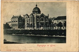 T2 1904 Graz, Synagoge Und Jüdische Schule / Synagogue And Jewish School + Porto - Non Classés