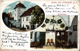 T3 1903 Lilienfeld, Kellerstübel, Stift Abtei / Abbey, Restaurant Interior. A. Schwidernoch  (EB) - Ohne Zuordnung