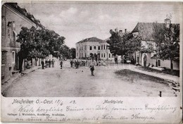 T2/T3 1903 Neufelden, Marktplatz. J. Weilnböck / Market Square  (EK) - Unclassified