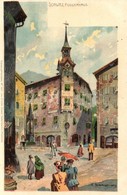 ** T2 Schwaz (Tirol), Fuggerhaus / Kuenstlerpostkarte No. 1507. Von Ottmar Zieher Litho - Non Classés