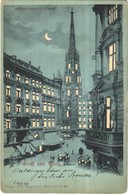 T2/T3 1899 Wien, Vienna, Bécs; Stefanskirche V. Graben, Zahnartzt. Verlag Von G. Rüger & Co. / Church, Trams, Dentist, S - Non Classificati