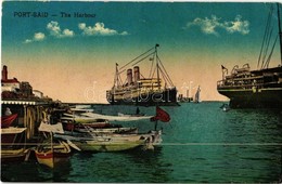 * T3 Port Said, The Harbour With Ships And Boats (fa) - Non Classés