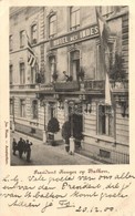 T2/T3 1900 Amsterdam, President Kruger Op Balkon, Hotel Des Indes / Paul Kruger On The Balcony Of The Hotel  (EK) - Ohne Zuordnung