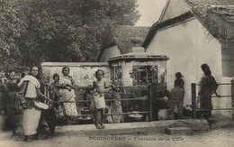 ** T1 Pondicherry, Puducherry; Fontaine De La Ville  / Fountain, Indian Folklore - Non Classificati