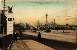 ** T2 Yokohama, View Of Sakuragicho Railway Station From Ohyebashi Bridge, Tram, Automobile - Non Classés