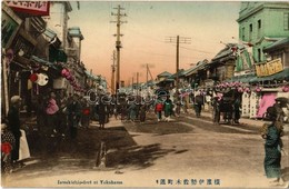 ** T1/T2 Yokohama, Isesakichio-dori / Street View With Shops, Rickshaws - Non Classificati