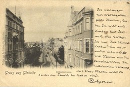 T2/T3 1898 Gliwice, Gleiwitz; Wilhelmstrasse / Street - Unclassified