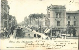 T2/T3 1899 Katowice, Kattowitz; Grundmannstrasse / Street, Shop Of Adolp Bloch (EK) - Zonder Classificatie