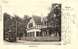 T2/T3 1904 Aachen, Waldschenke / Villa With Tram (EK) - Ohne Zuordnung
