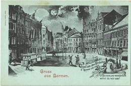 ** T1 Barmen, Grad Aus Dem Wirthshaus Komme Ich Raus. O Barmen, Wie Wunderlich Siehst Du Mir Aus! / Memorial Postcard Fo - Ohne Zuordnung