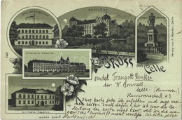 T2/T3 1898 Celle, Schloss, Krieger Denkmal, Oberlandergericht, Infanterie Kaserne, Artillerie Kaserne / Castle, Military - Zonder Classificatie