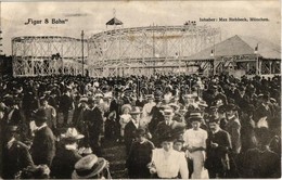 T2/T3 München, Munich; Figur 8 Bahn. Inhaber Max Stehbeck / Figure 8 Railway, Roller-coaster In The Amusement Park  (EK) - Non Classés