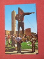 "Big Tex"  Worlds Tallest Cowboy   - Texas > Dallas> > Ref 3671 - Dallas