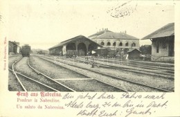 T2 1900 Aurisina, Nabrezina, Nabresina; Stazione / Bahnhof / Railway Station, Trains - Unclassified