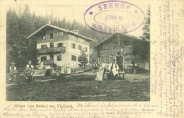 T2/T3 1905 Monte San Vigilio, Vigiljoch (Südtirol); Gruss Vom Seehof / Hotel And Restaurant (EK) - Non Classés