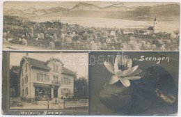 T3 1922 Seengen, Hs. Meier-Hegnauer Bazar / Bazar Shop, Floral (r) - Non Classificati