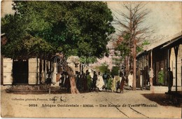 T2/T3 1913 Meckhe, Une Escale De Traite. Afrique Occidentale / Street View (fl) - Zonder Classificatie