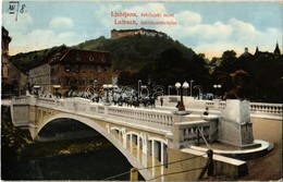 T2 1915 Ljubljana, Laibach; Jubilejski Most / Jubiläumsbrücke / Bridge, Cavalrymen - Unclassified