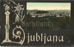 T2/T3 1907 Ljubljana, Laibach; Art Nouveau Floral Greeting (EK) - Ohne Zuordnung