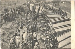 ** T2 Corlu, Csorlu; Kisiklott Török Vonat / Turkish Railway Disaster With Overturned Train - Non Classés