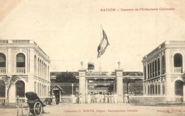 ** T1 Saigon, Ho Chi Minh City; Caserne De L'Infanterie Coloniale / Military Barracks Of The Colonial Infantry - Ohne Zuordnung