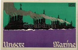 ** T2/T3 Unsere Marine. Künstler Kriegs-Postkarte 2. Von J. C. König & Ebhardt / Kaiserliche Marine / WWI German Navy Pr - Zonder Classificatie