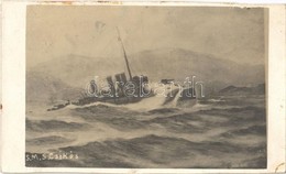 ** SMS Csikós Osztrák-Magyar Monarchia Huszár-osztályú Rombolója / K.u.K. Kriegsmarine Zerstörer SMS Csikós / WWI Austro - Non Classés