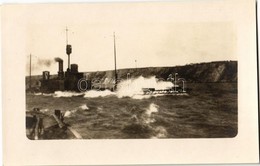 * T1/T2 1915 SMS Leitha (Lajta Monitor) Dunai Flottilla / Donau-Flottille / Hungarian Danube Fleet River Guard Ship. Pho - Ohne Zuordnung