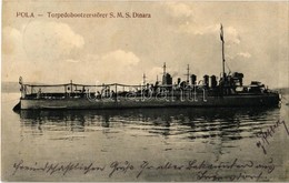 T2 SMS Dinara Az Osztrák-Magyar Haditengerészet Huszár Osztályú Rombolója / K.u.K. Kriegsmarine Zerstörer / WWI SMS Dina - Ohne Zuordnung