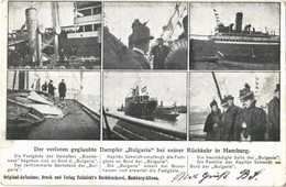 T2/T3 1899 Der Verloren Geglaubte Dampfer 'Bulgaria' Bei Seiner Rückkehr In Hamburg, Kapitän Schmidt, Dampfer 'Blankenes - Non Classés