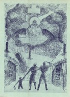 ** T1 Dum Spiro Spero. Edition Of Hungarian Refugees In Austria. Irredenta Art Postcard / A Magyar Menekültek Kiadása Au - Non Classés