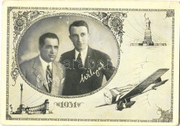 T3 1931 Endresz György és Wilczek (Magyar) Sándor 'Justice For Hungary' óceánrepülésének Emlékére / Hungarian Pilots, Me - Sin Clasificación