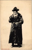 ** T2/T3 Jewish Man In Winter Coat With Drink. Wydawn. 'Artysty' Stanislawów Ser. G.T.Z. No. 5. - Unclassified