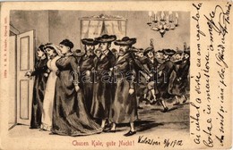 T2/T3 1902 Chusen Kale, Gute Nacht!. S.M.P. Kraków 1902. / Jewish Wedding. Judaica Art Postcard (EK) - Sin Clasificación
