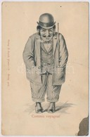 ** T3 Commis Voyageur / Jewish Traveler Clerk. Verlag U. Baasch. Judaica Art Postcard (slightly Wet Damage) - Non Classés