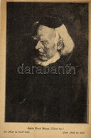 ** T2/T3 Rabbi Bloch Mózes. A 'Múlt és Jövő'-ből / Jewish Art Postcard. Judaica S: Zilzer (EK) - Ohne Zuordnung