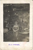 ** T2/T3 Osztrák-magyar 30,5 Mozsárágyú Az Első Világháborúban, Katona / WWI K.u.K. (Austro-Hungarian) Military, Soldier - Unclassified