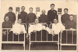 * T2 1934 Budapest, Bodi Ferenc és Márton Benjamin Sérült Csendőrök A Kórházban Katonatársaikkal / Hungarian Injured Gen - Ohne Zuordnung